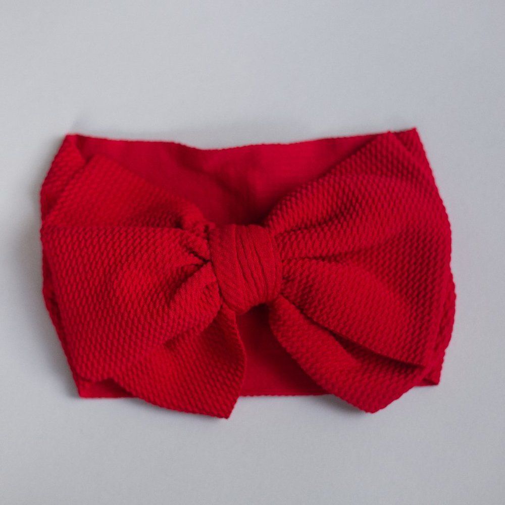 ✨2 /$15✨Lucy Sophia "Lottie" HeadwrapHeadbandRed✨